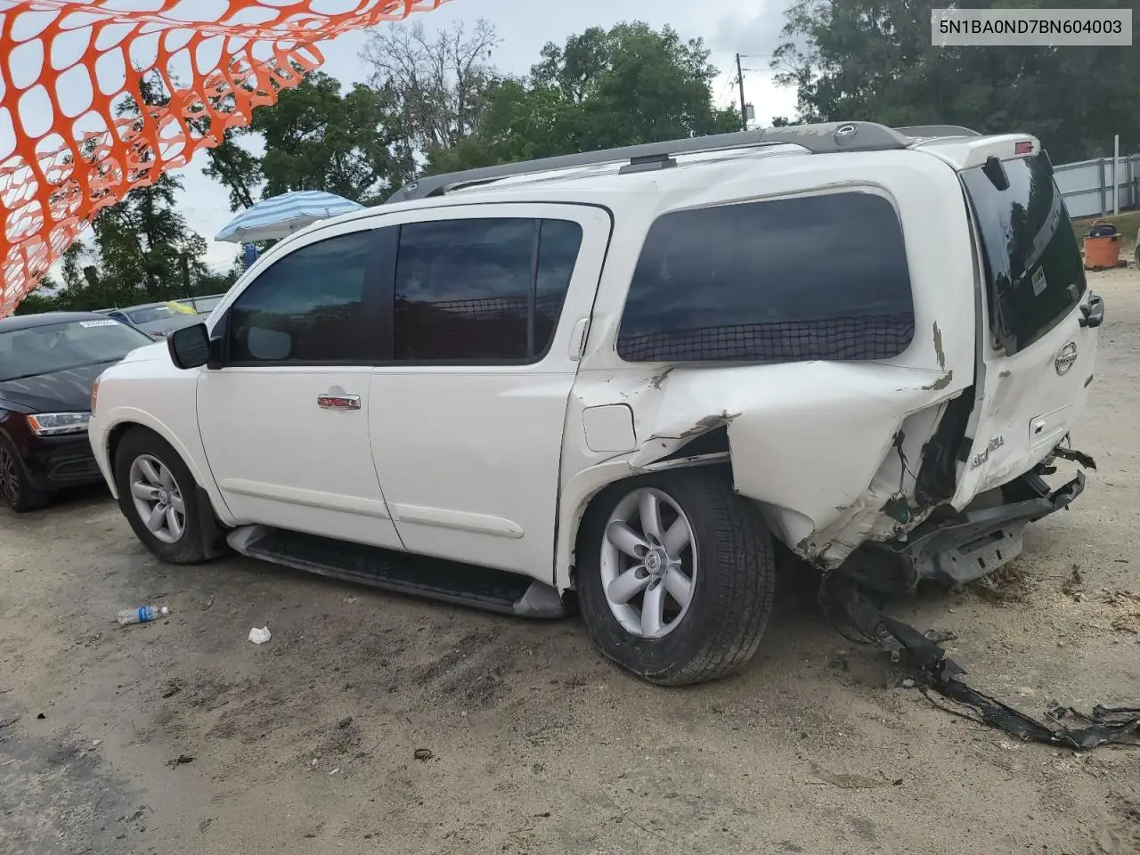 2011 Nissan Armada Sv VIN: 5N1BA0ND7BN604003 Lot: 56419015