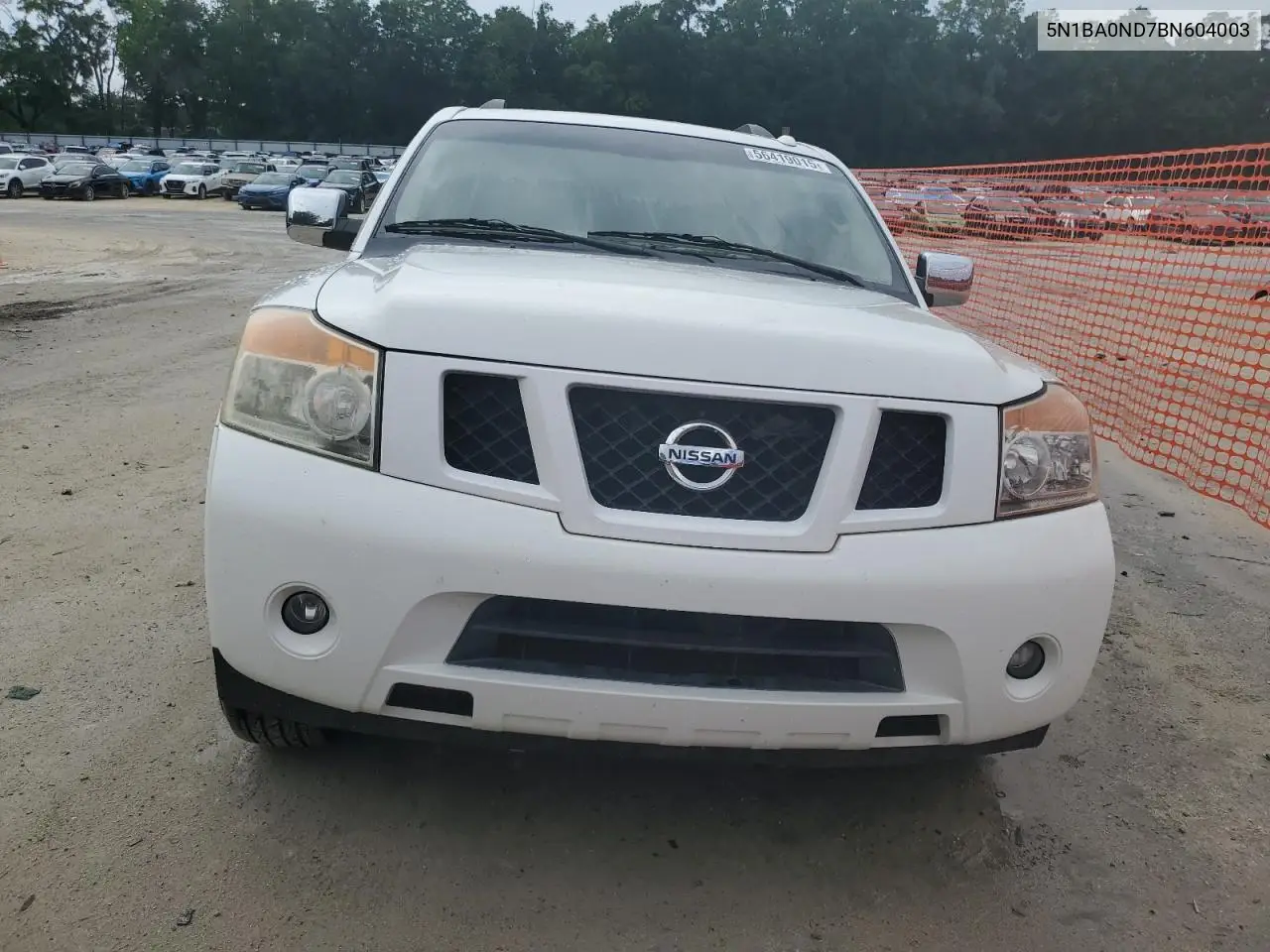 2011 Nissan Armada Sv VIN: 5N1BA0ND7BN604003 Lot: 56419015