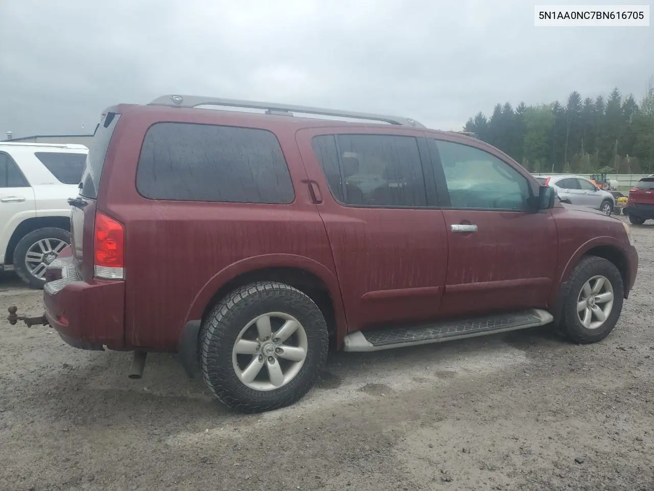 2011 Nissan Armada Sv VIN: 5N1AA0NC7BN616705 Lot: 56885475
