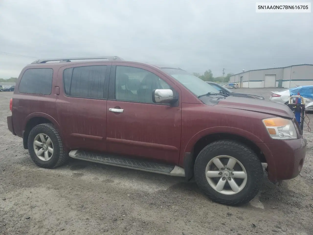 2011 Nissan Armada Sv VIN: 5N1AA0NC7BN616705 Lot: 56885475