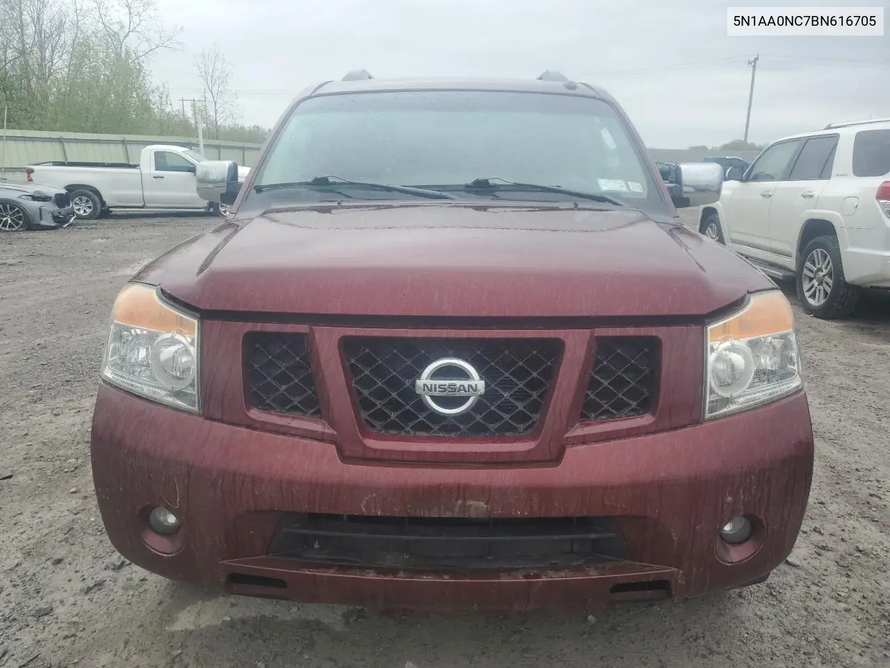 2011 Nissan Armada Sv VIN: 5N1AA0NC7BN616705 Lot: 56885475