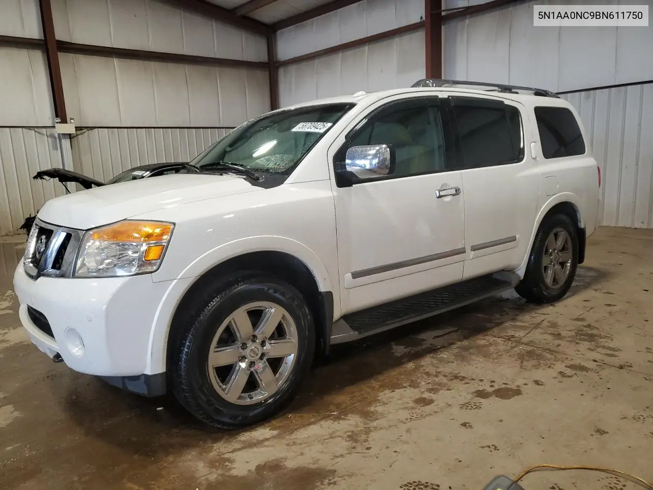 2011 Nissan Armada Sv VIN: 5N1AA0NC9BN611750 Lot: 58709425