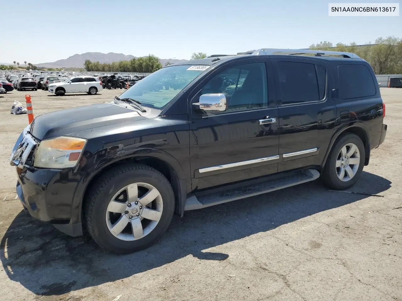 2011 Nissan Armada Sv VIN: 5N1AA0NC6BN613617 Lot: 61198365