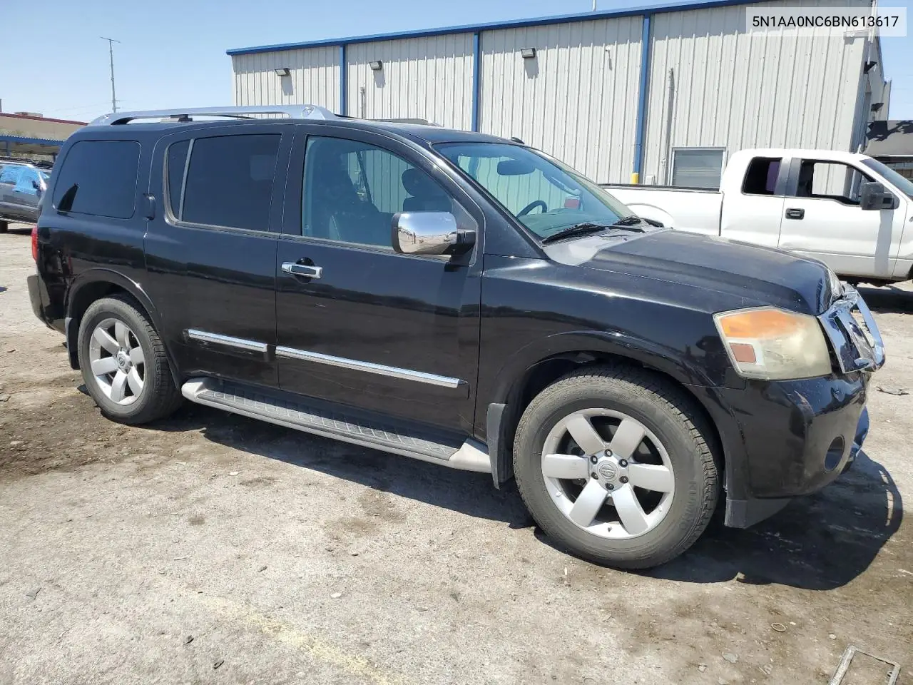 2011 Nissan Armada Sv VIN: 5N1AA0NC6BN613617 Lot: 61198365