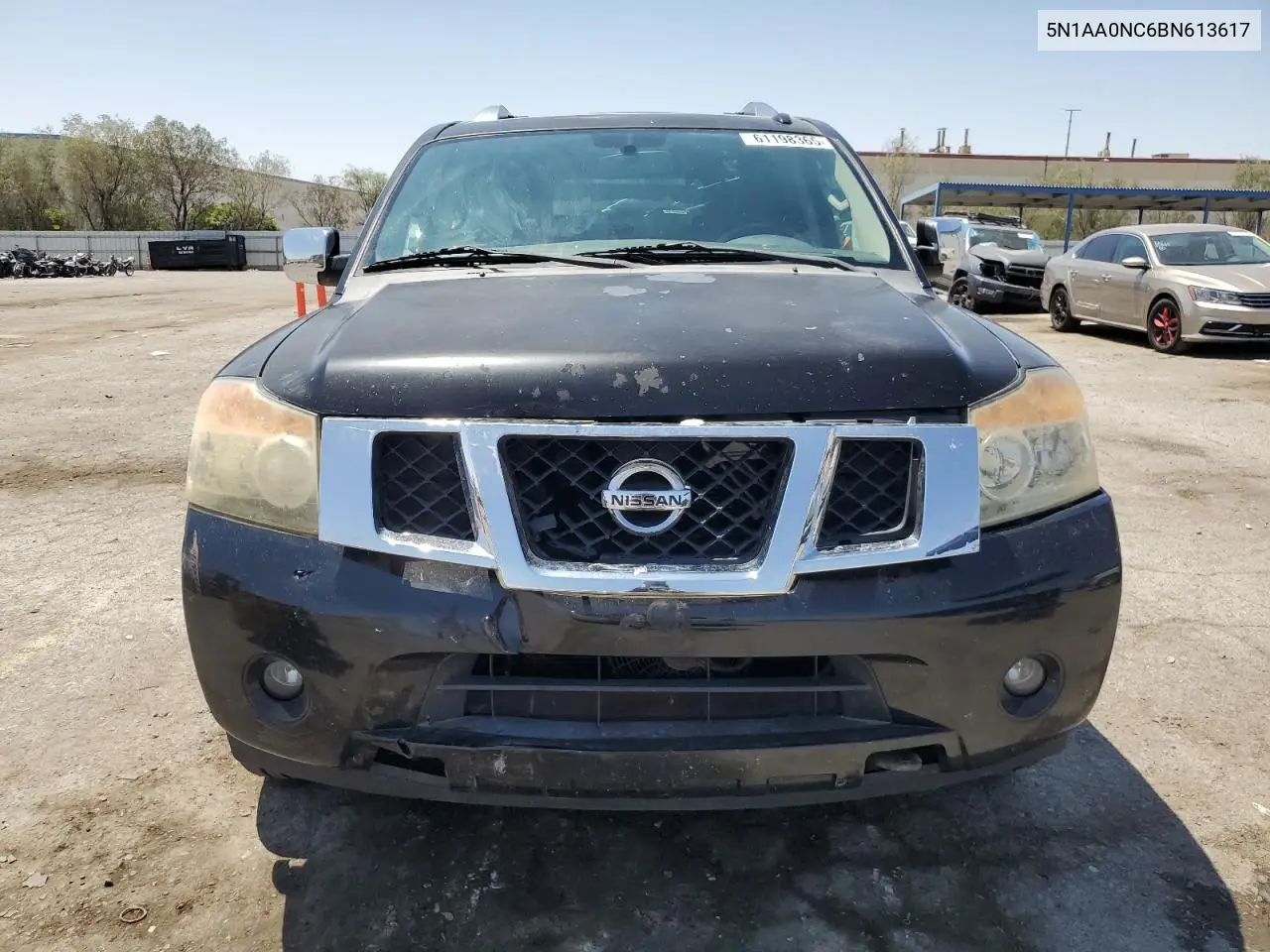 2011 Nissan Armada Sv VIN: 5N1AA0NC6BN613617 Lot: 61198365