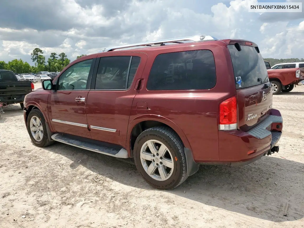 2011 Nissan Armada Platinum VIN: 5N1BA0NFXBN615434 Lot: 61878145