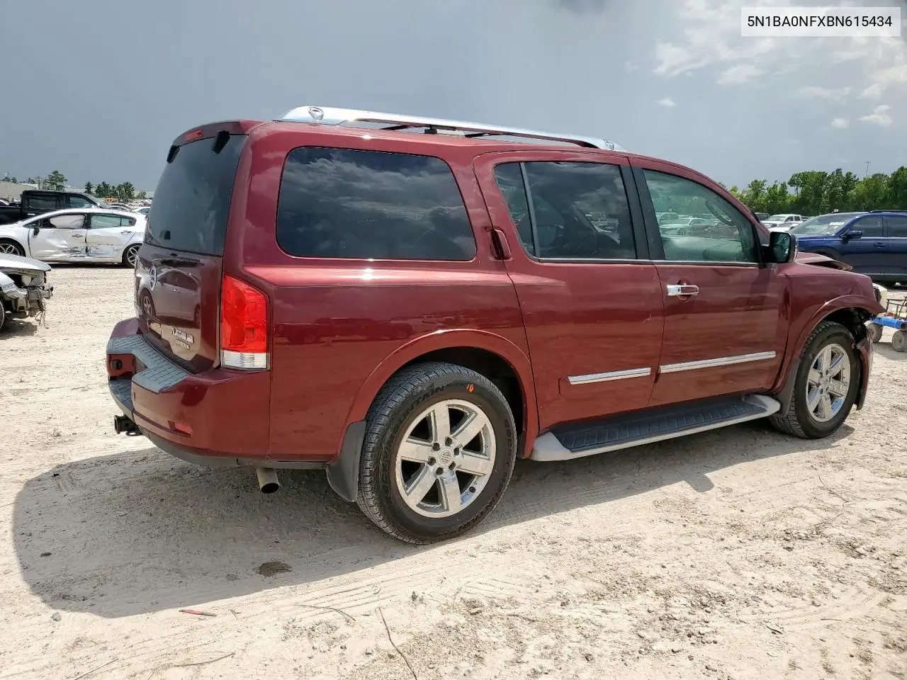 2011 Nissan Armada Platinum VIN: 5N1BA0NFXBN615434 Lot: 61878145