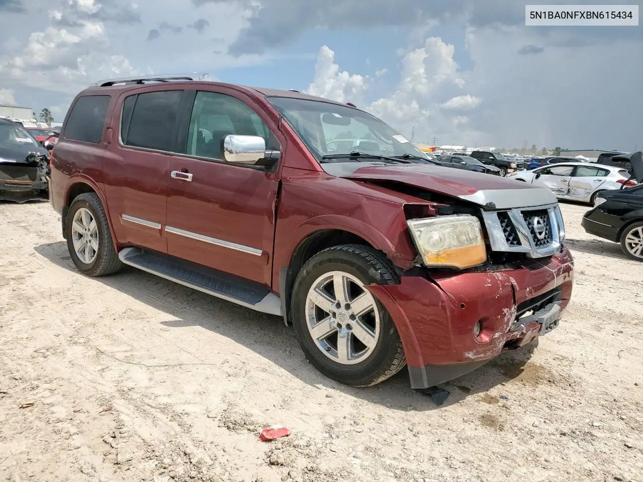 2011 Nissan Armada Platinum VIN: 5N1BA0NFXBN615434 Lot: 61878145
