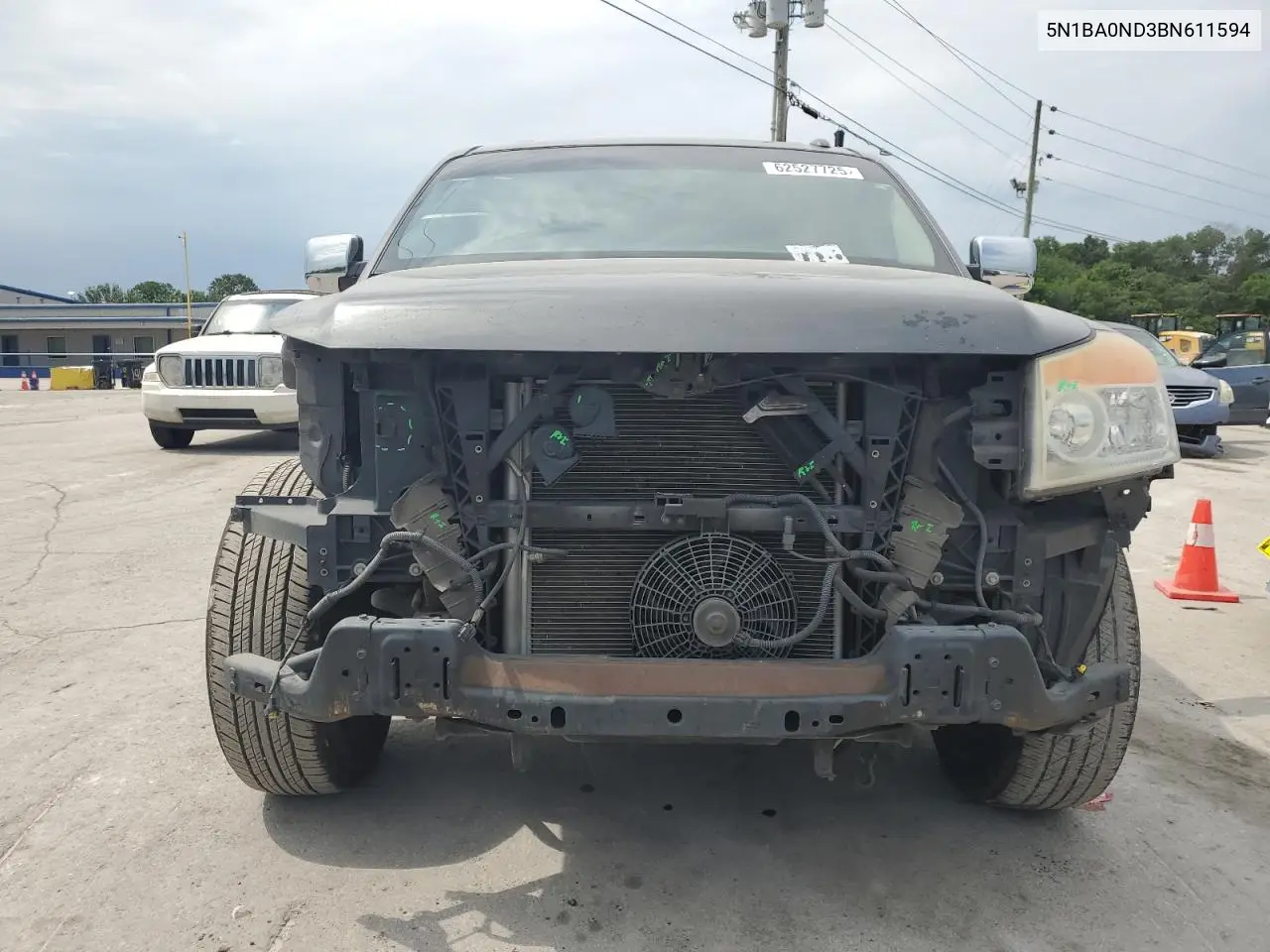 2011 Nissan Armada Sv VIN: 5N1BA0ND3BN611594 Lot: 62527725