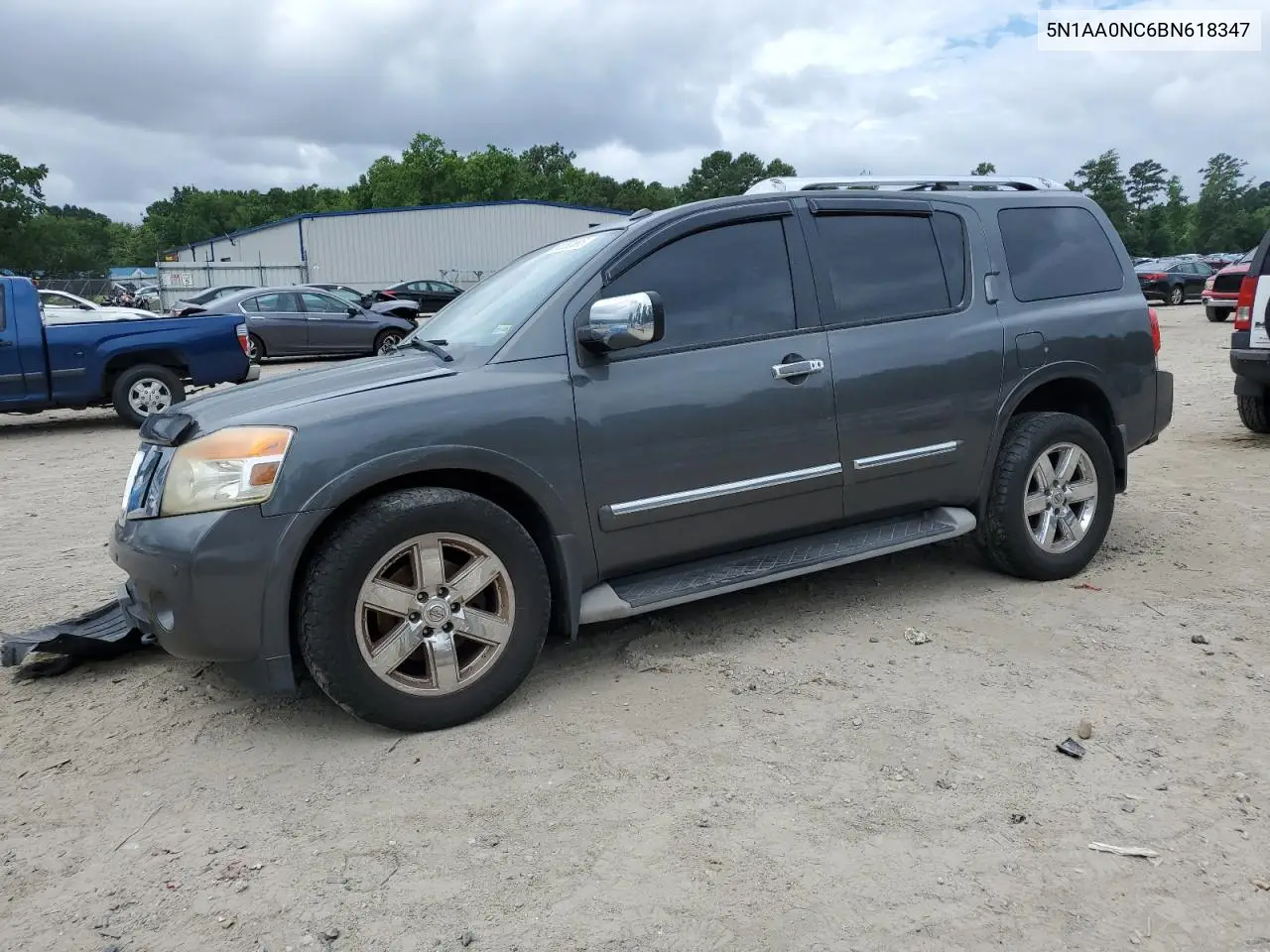 2011 Nissan Armada Sv VIN: 5N1AA0NC6BN618347 Lot: 63282685