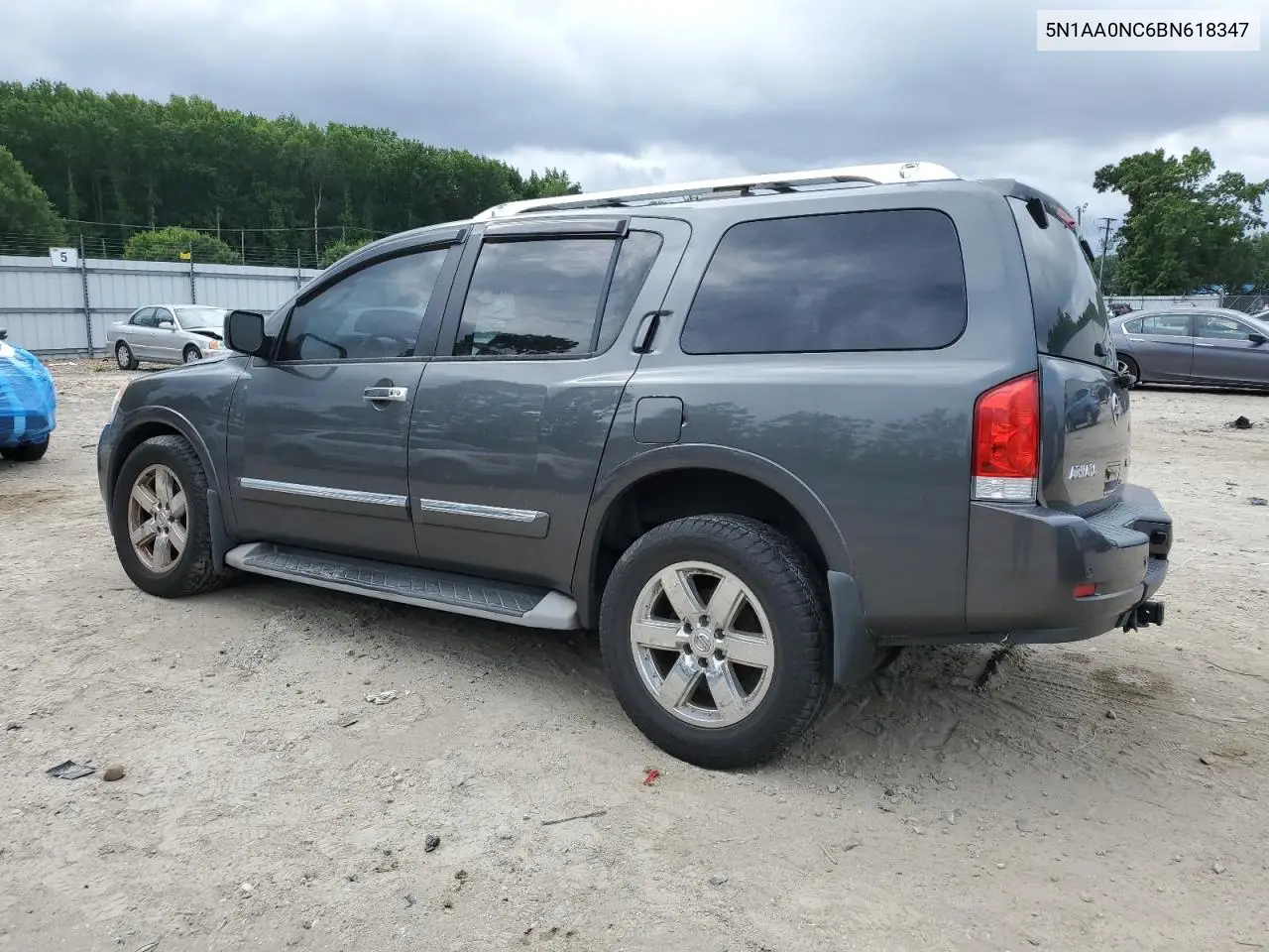 2011 Nissan Armada Sv VIN: 5N1AA0NC6BN618347 Lot: 63282685
