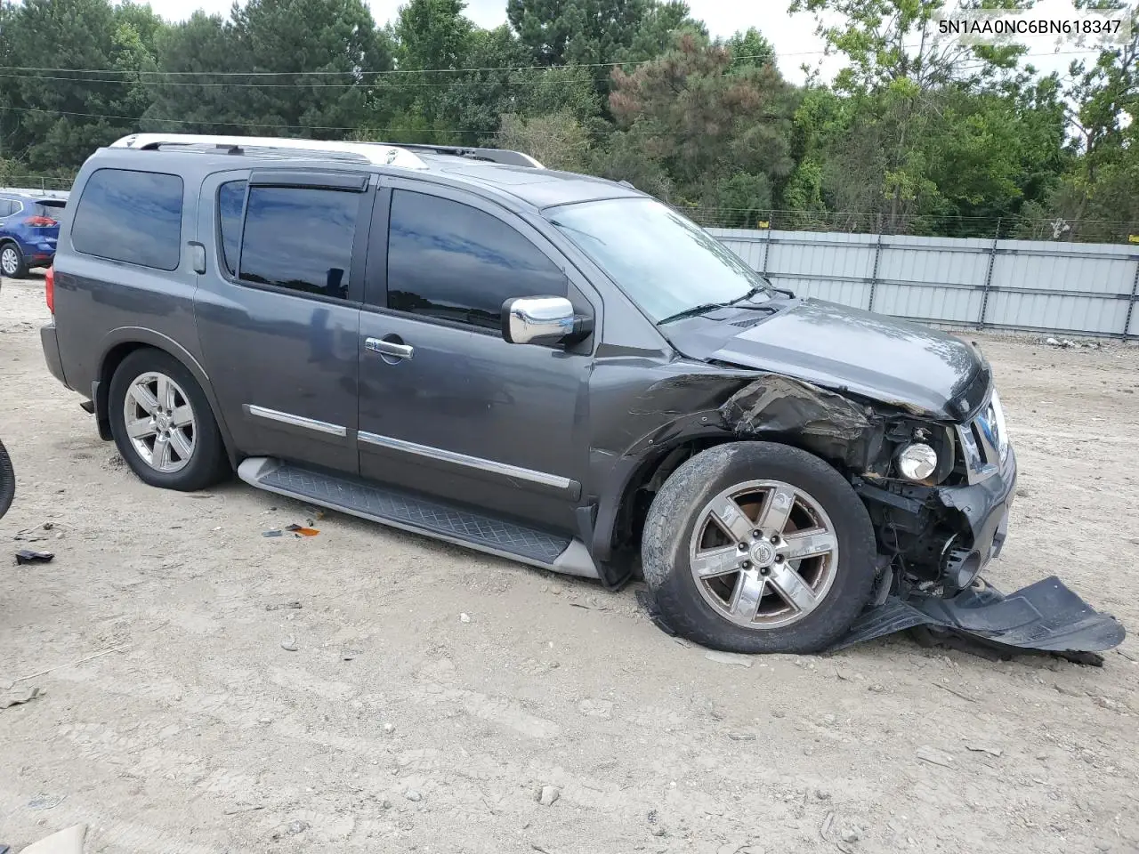 2011 Nissan Armada Sv VIN: 5N1AA0NC6BN618347 Lot: 63282685