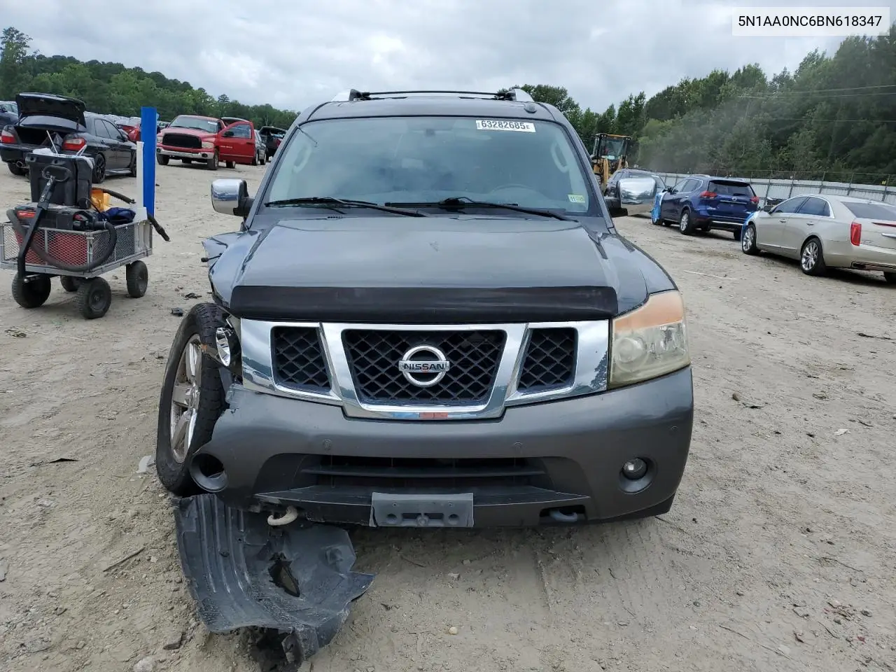 2011 Nissan Armada Sv VIN: 5N1AA0NC6BN618347 Lot: 63282685