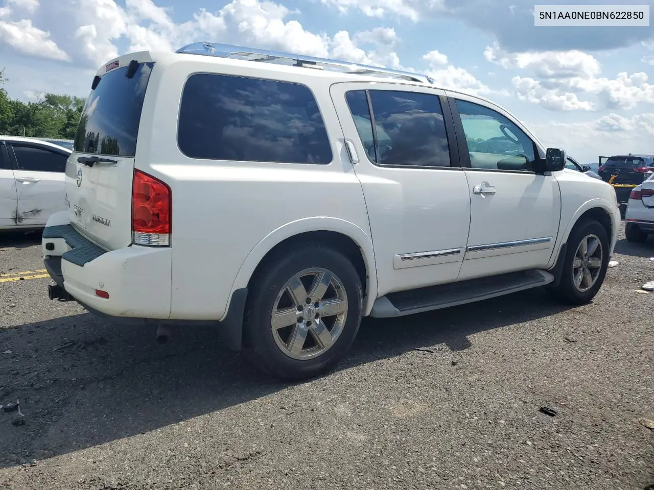 2011 Nissan Armada Platinum VIN: 5N1AA0NE0BN622850 Lot: 63420315