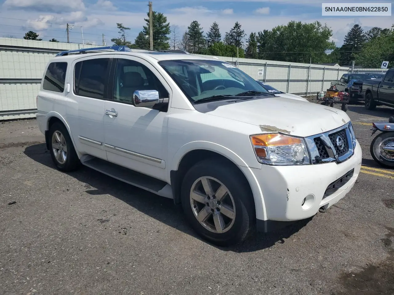 2011 Nissan Armada Platinum VIN: 5N1AA0NE0BN622850 Lot: 63420315