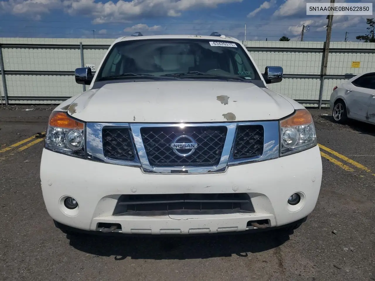 2011 Nissan Armada Platinum VIN: 5N1AA0NE0BN622850 Lot: 63420315