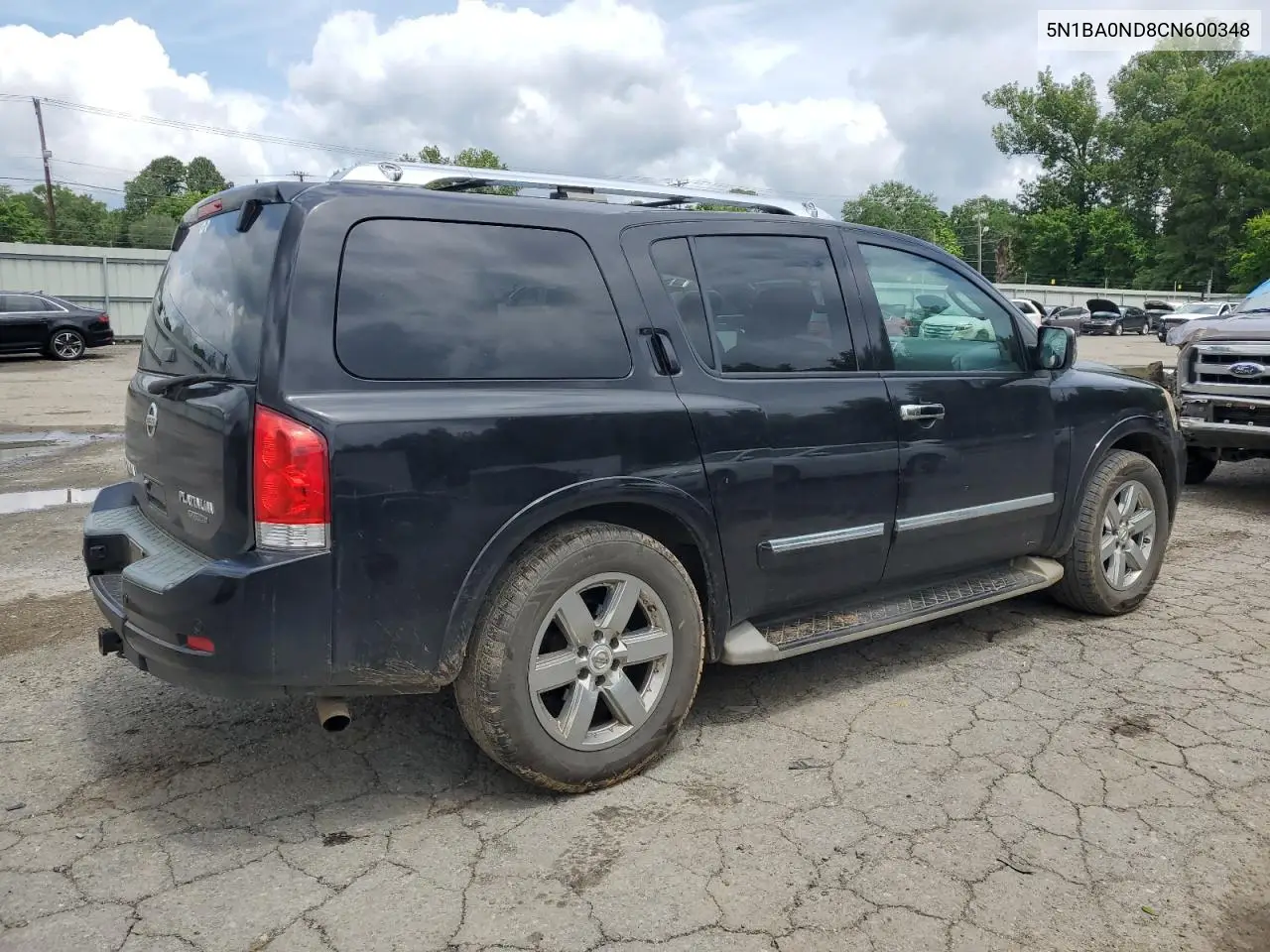 2012 Nissan Armada Sv VIN: 5N1BA0ND8CN600348 Lot: 56643685