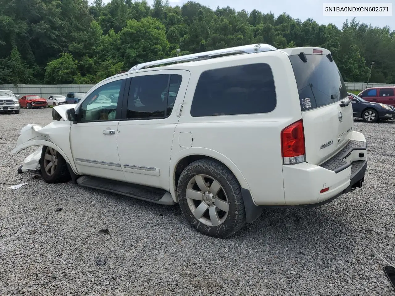 2012 Nissan Armada Sv VIN: 5N1BA0NDXCN602571 Lot: 61990105