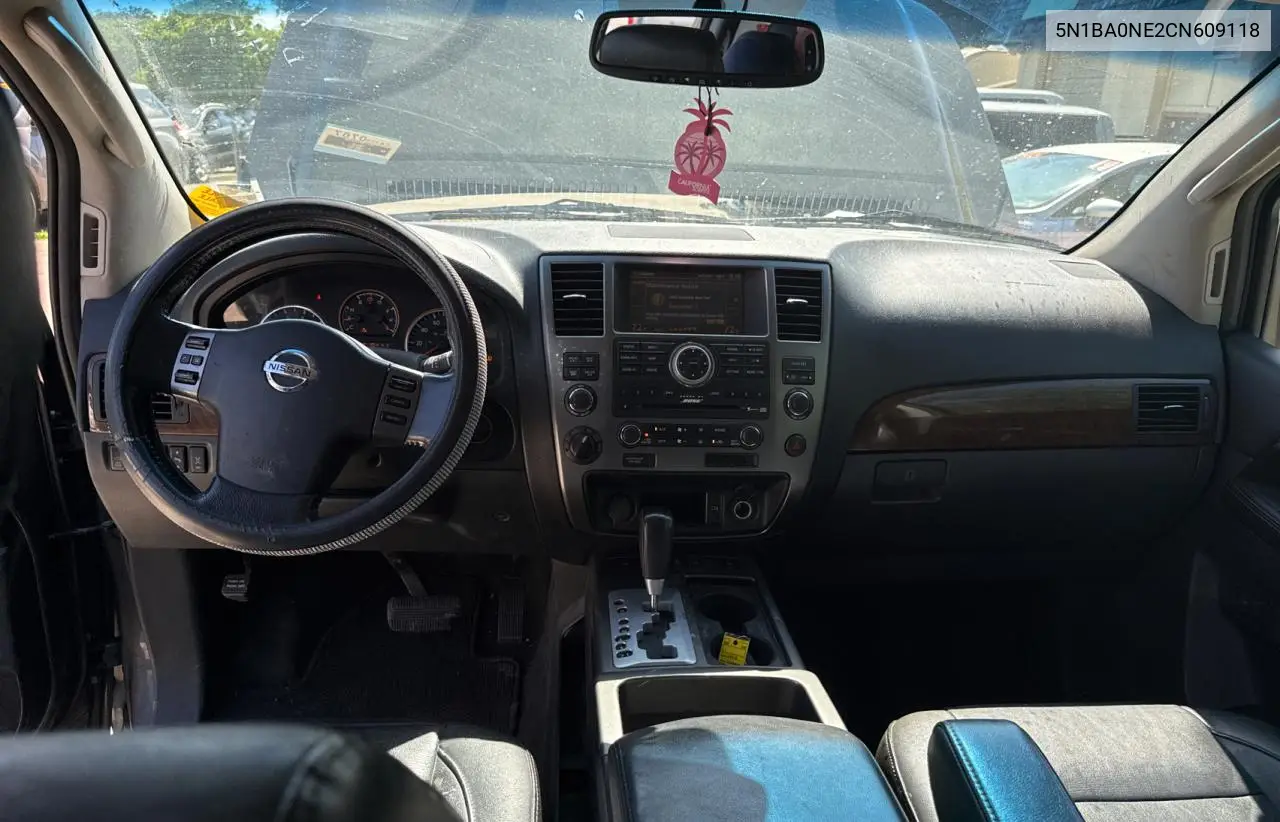 2012 Nissan Armada Sv VIN: 5N1BA0NE2CN609118 Lot: 62849645