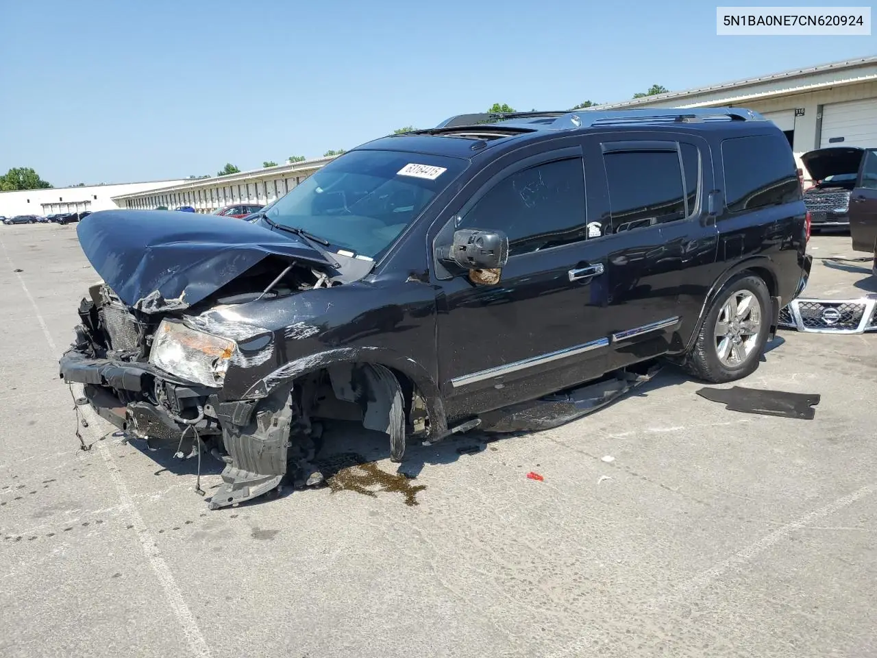 2012 Nissan Armada Sv VIN: 5N1BA0NE7CN620924 Lot: 63164415