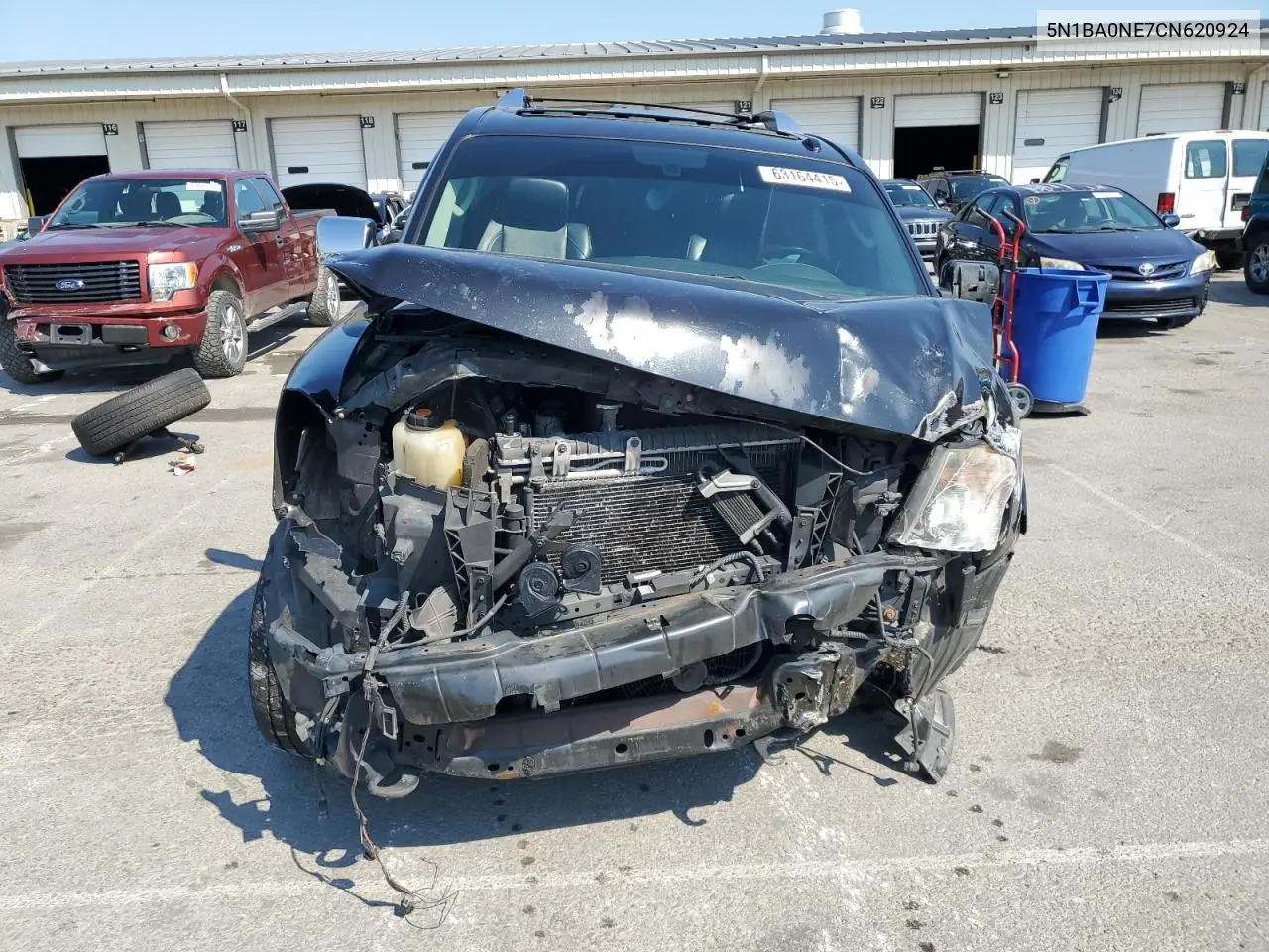 2012 Nissan Armada Sv VIN: 5N1BA0NE7CN620924 Lot: 63164415