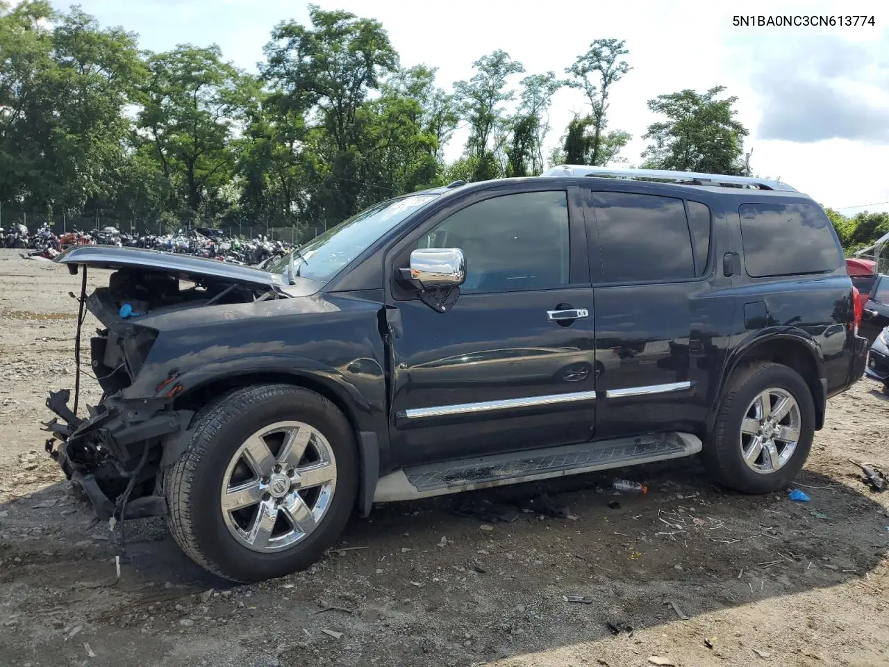 2012 Nissan Armada Sv VIN: 5N1BA0NC3CN613774 Lot: 63207335