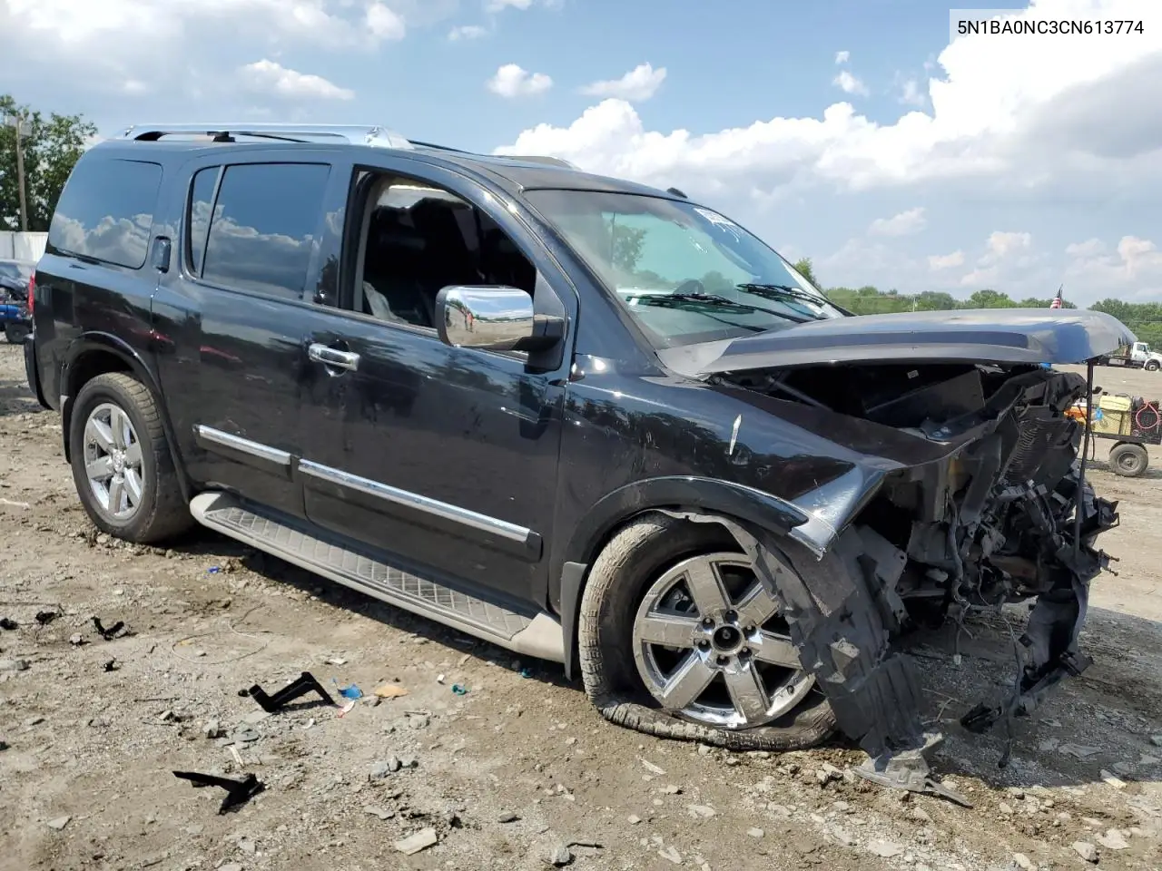 2012 Nissan Armada Sv VIN: 5N1BA0NC3CN613774 Lot: 63207335