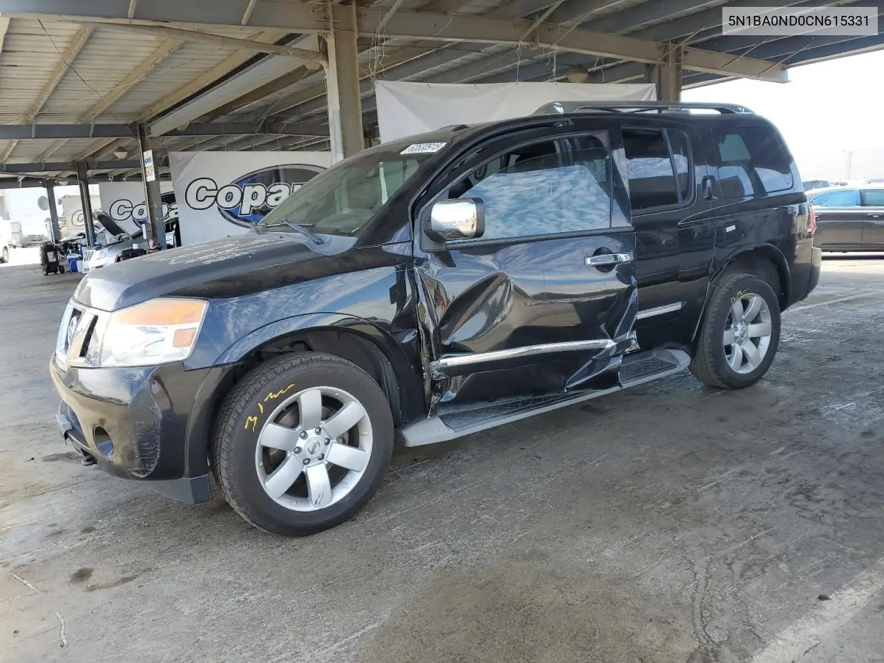 2012 Nissan Armada Sv VIN: 5N1BA0ND0CN615331 Lot: 63530915
