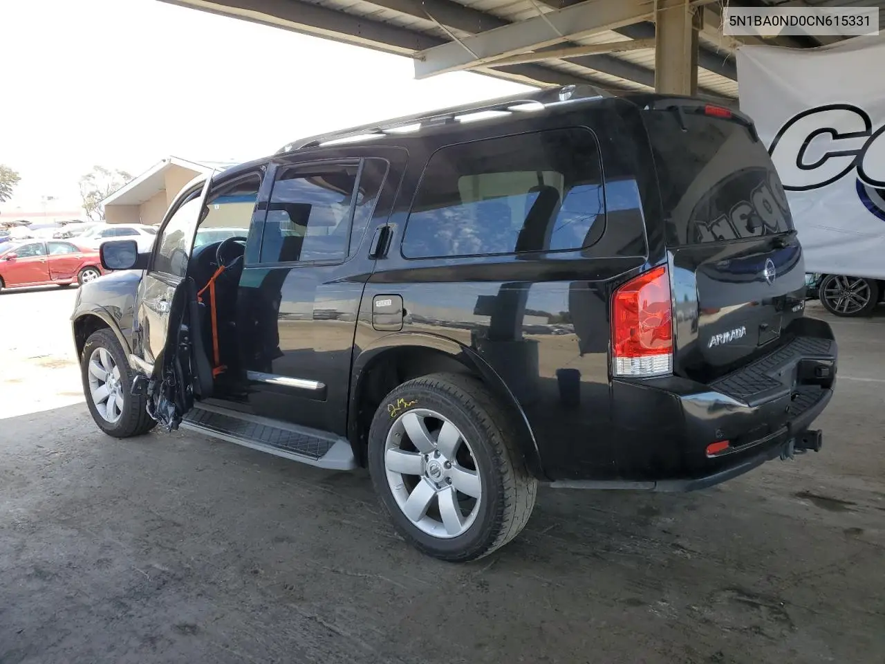 2012 Nissan Armada Sv VIN: 5N1BA0ND0CN615331 Lot: 63530915