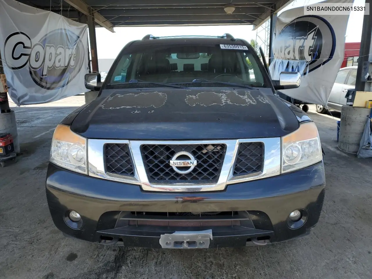 2012 Nissan Armada Sv VIN: 5N1BA0ND0CN615331 Lot: 63530915