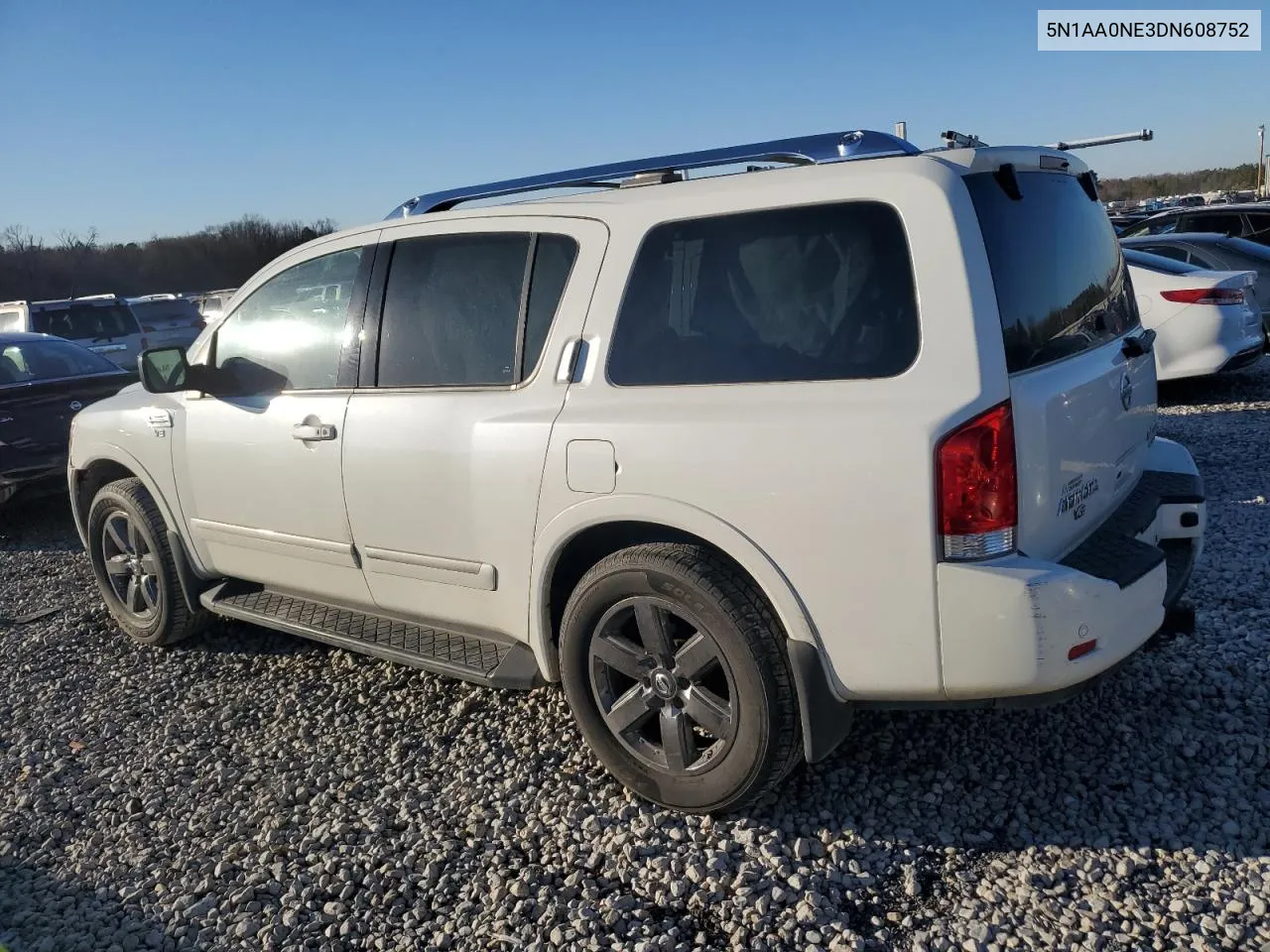 2013 Nissan Armada Platinum VIN: 5N1AA0NE3DN608752 Lot: 42307455