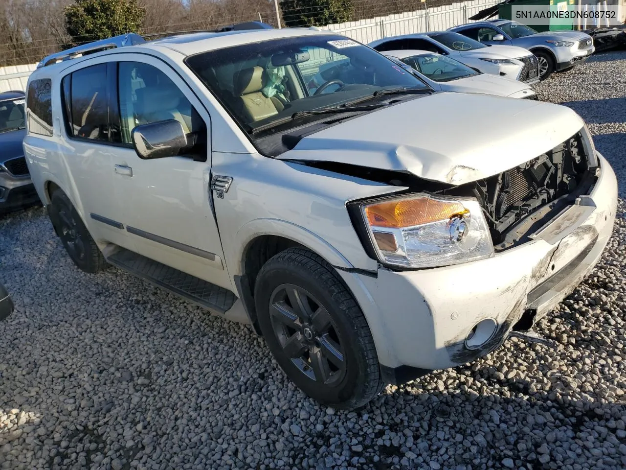 2013 Nissan Armada Platinum VIN: 5N1AA0NE3DN608752 Lot: 42307455