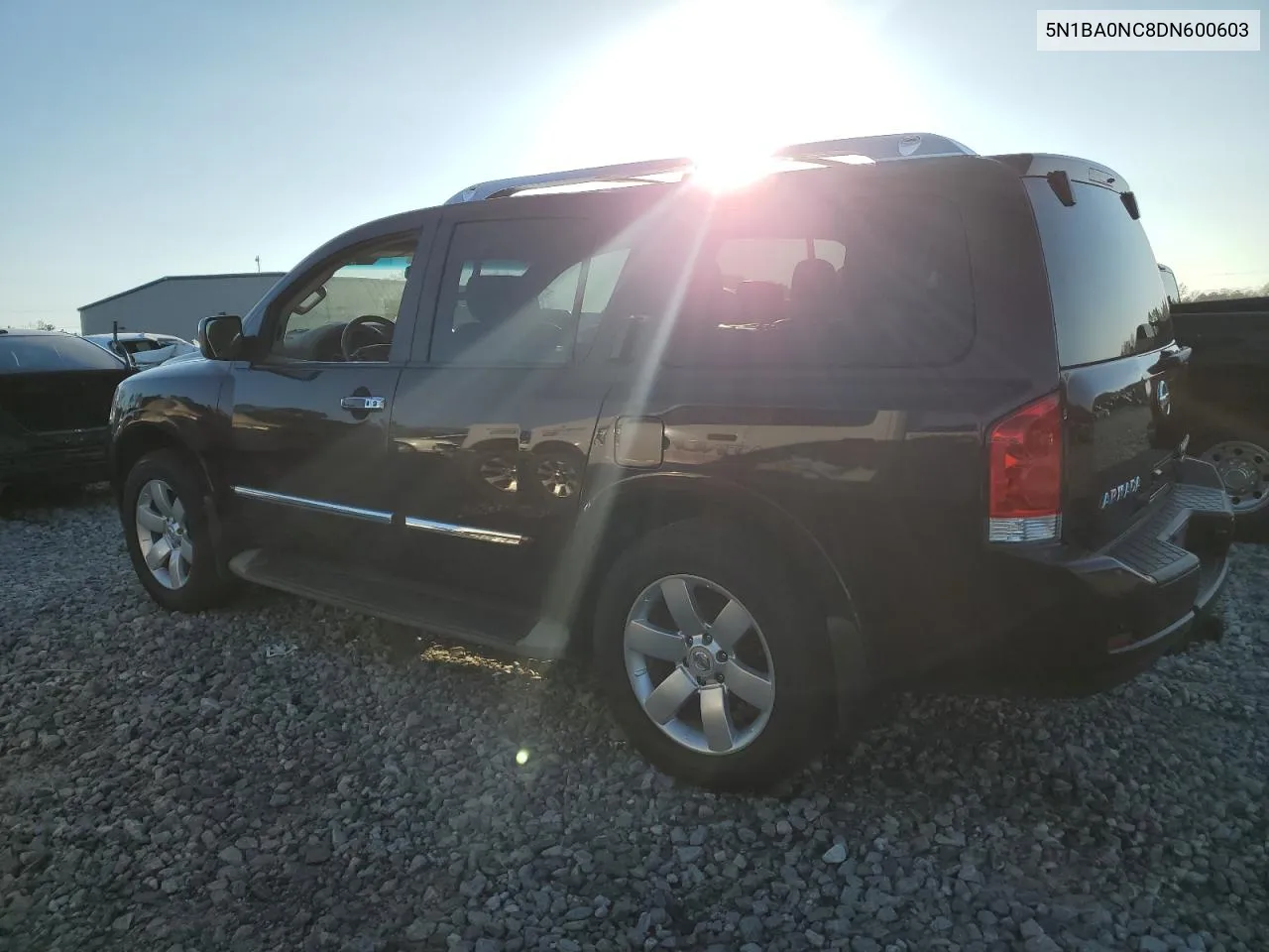 2013 Nissan Armada Sv VIN: 5N1BA0NC8DN600603 Lot: 42960655