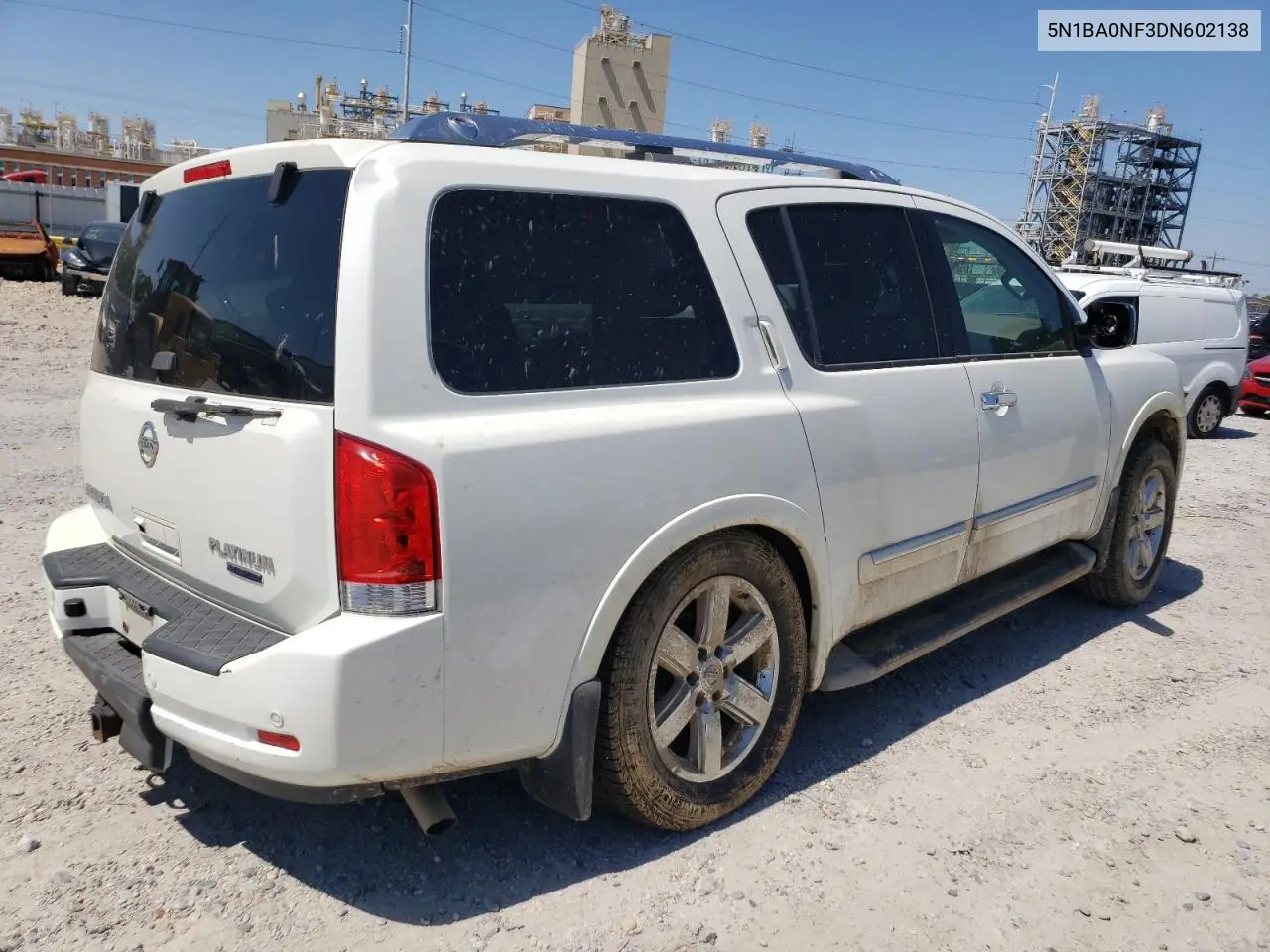 2013 Nissan Armada Platinum VIN: 5N1BA0NF3DN602138 Lot: 52397975