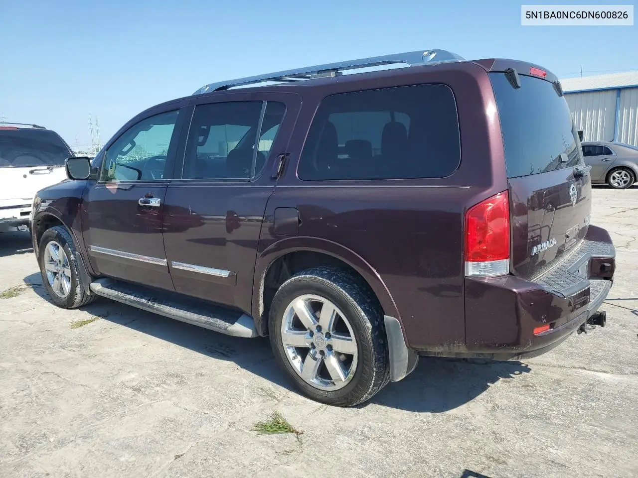 2013 Nissan Armada Sv VIN: 5N1BA0NC6DN600826 Lot: 55530195