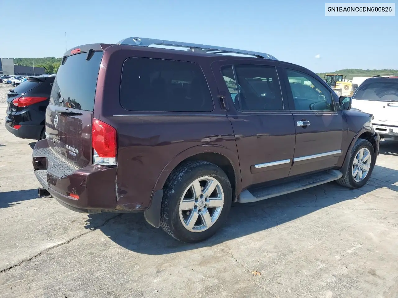2013 Nissan Armada Sv VIN: 5N1BA0NC6DN600826 Lot: 55530195