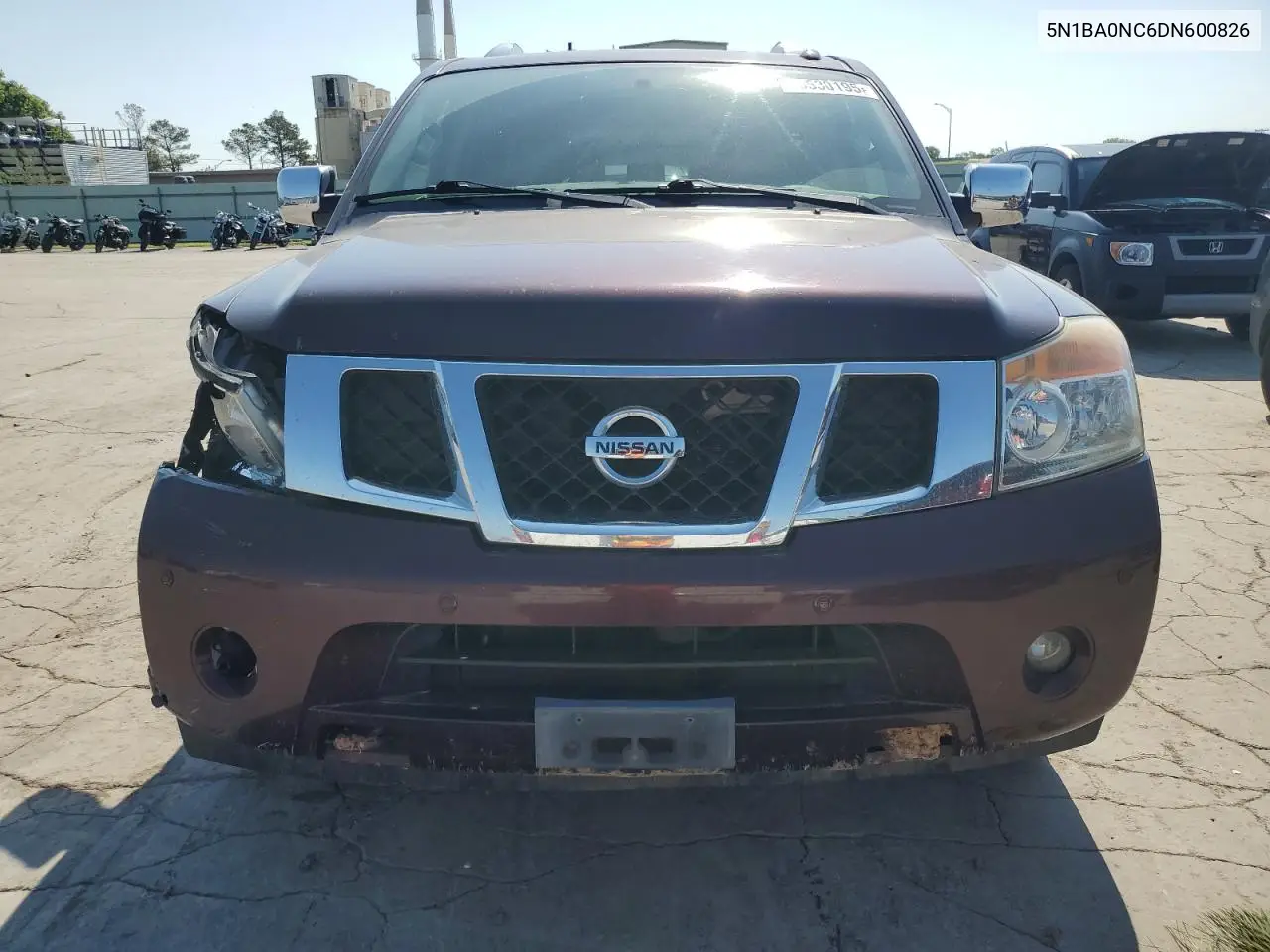 2013 Nissan Armada Sv VIN: 5N1BA0NC6DN600826 Lot: 55530195