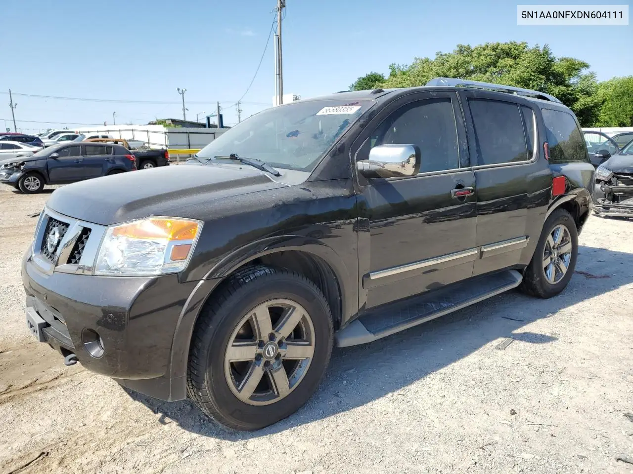 2013 Nissan Armada Platinum VIN: 5N1AA0NFXDN604111 Lot: 56580355