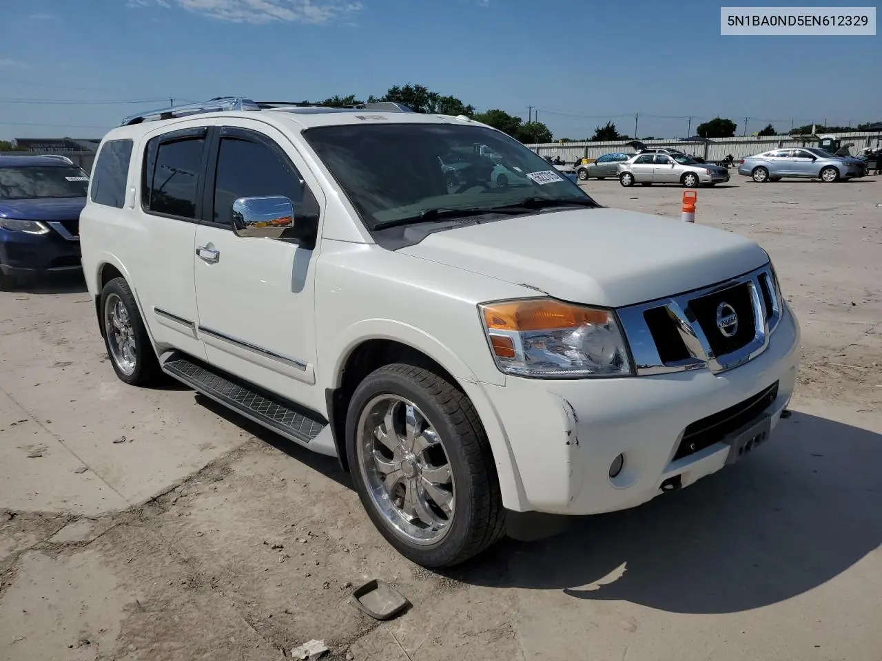 2014 Nissan Armada Sv VIN: 5N1BA0ND5EN612329 Lot: 56227015