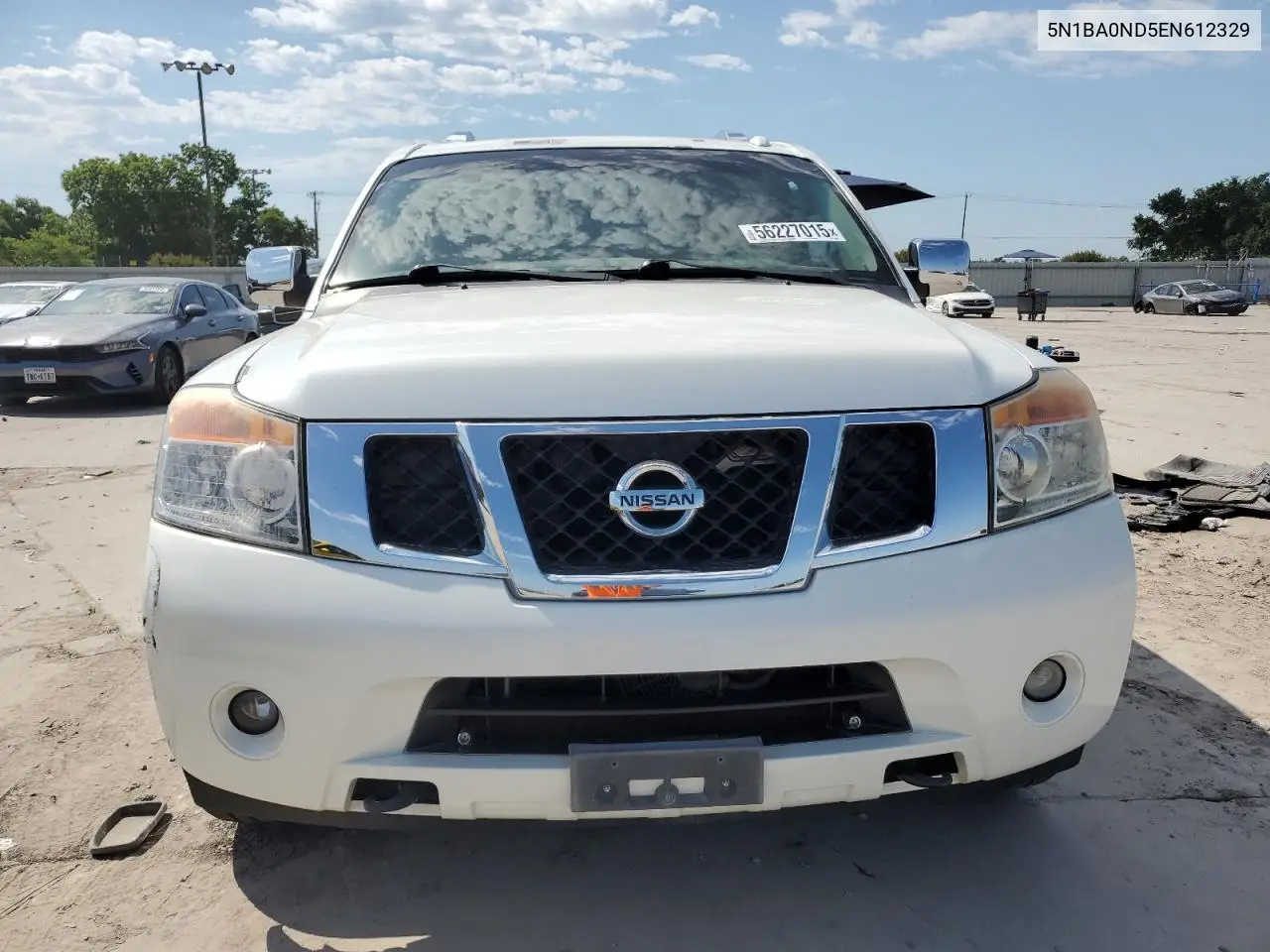 2014 Nissan Armada Sv VIN: 5N1BA0ND5EN612329 Lot: 56227015