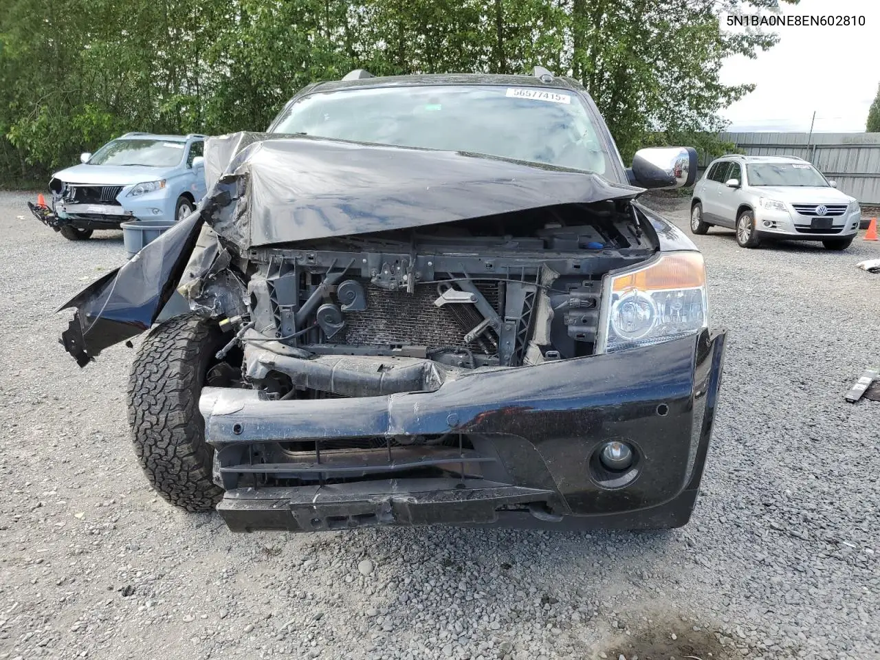 2014 Nissan Armada Platinum VIN: 5N1BA0NE8EN602810 Lot: 56577415