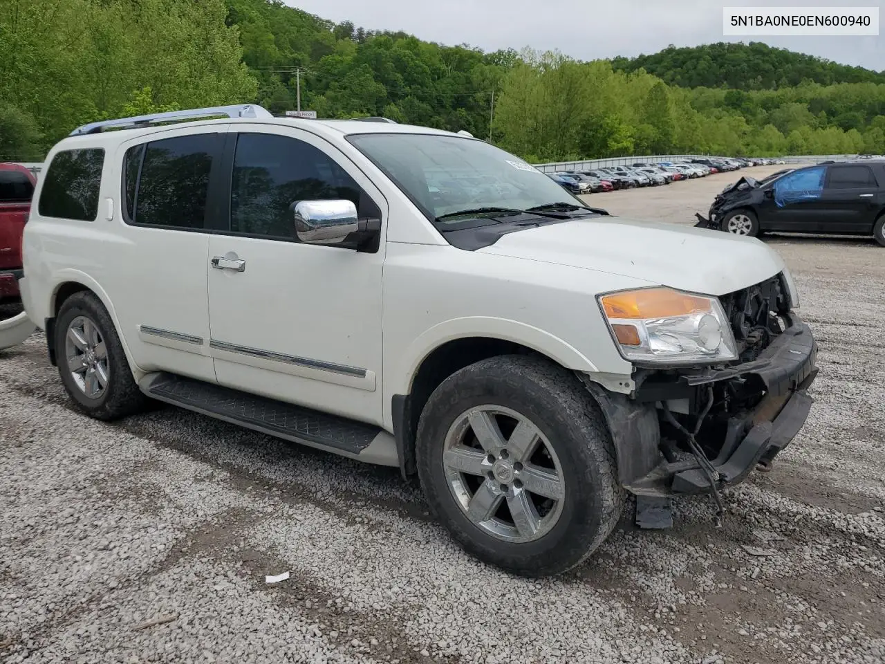 2014 Nissan Armada Platinum VIN: 5N1BA0NE0EN600940 Lot: 56737255