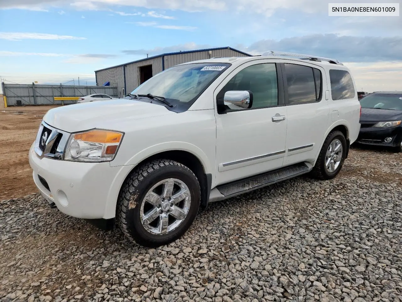 2014 Nissan Armada Platinum VIN: 5N1BA0NE8EN601009 Lot: 62218665