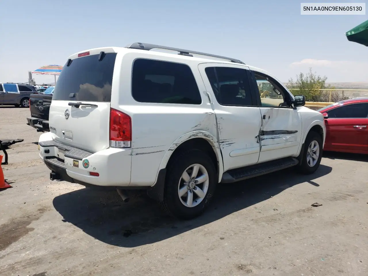 2014 Nissan Armada Sv VIN: 5N1AA0NC9EN605130 Lot: 62556195