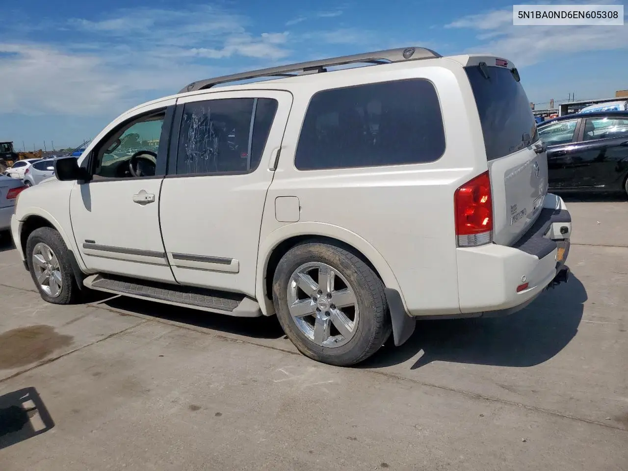 2014 Nissan Armada Sv VIN: 5N1BA0ND6EN605308 Lot: 63086385