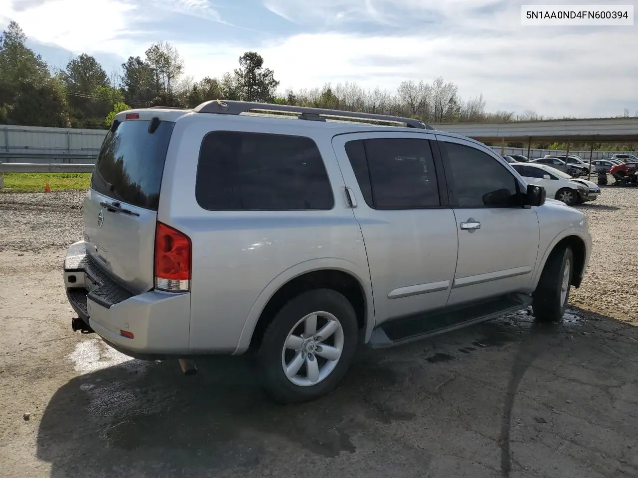 2015 Nissan Armada Sv VIN: 5N1AA0ND4FN600394 Lot: 50171945