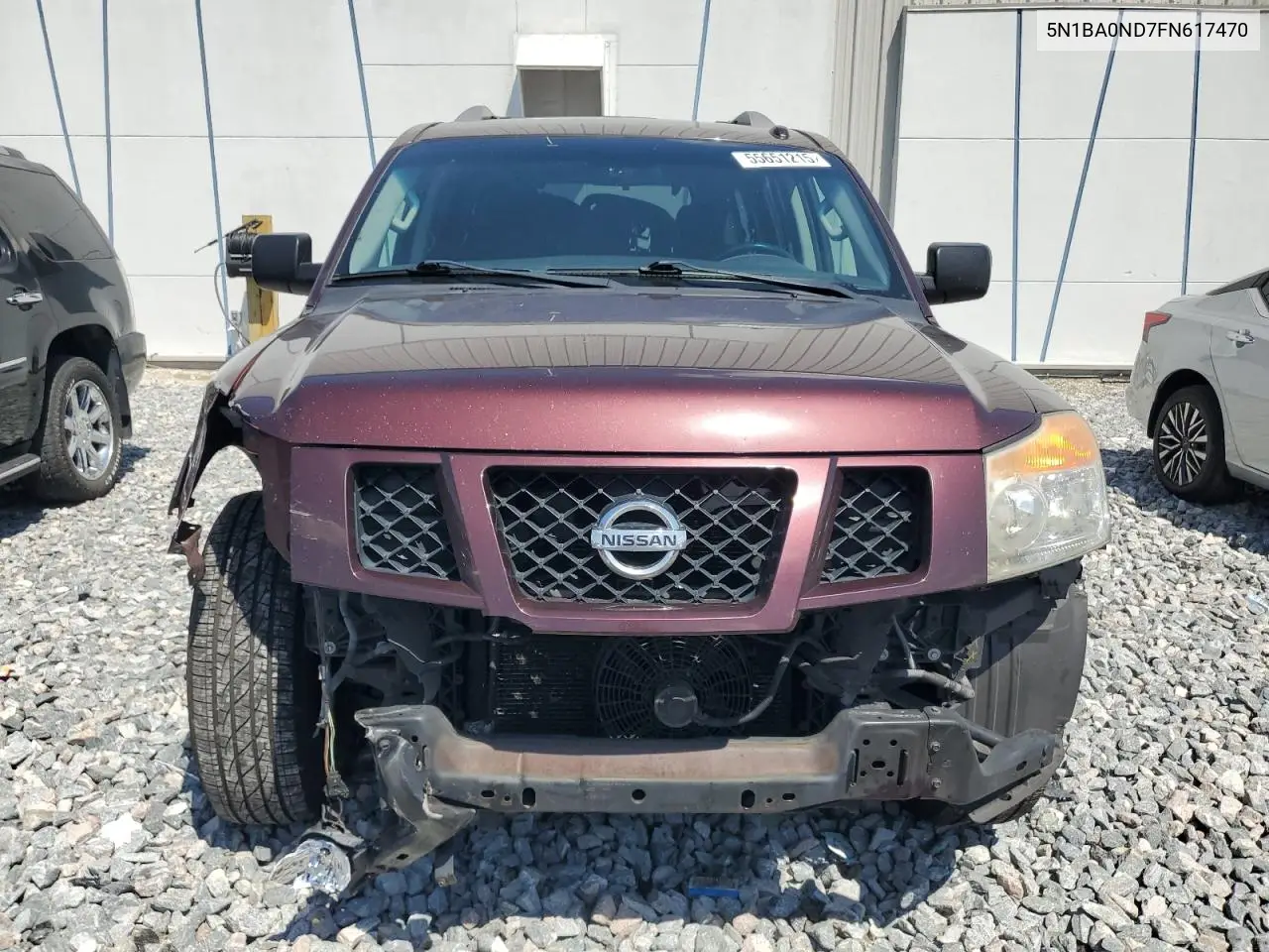 2015 Nissan Armada Sv VIN: 5N1BA0ND7FN617470 Lot: 55651215