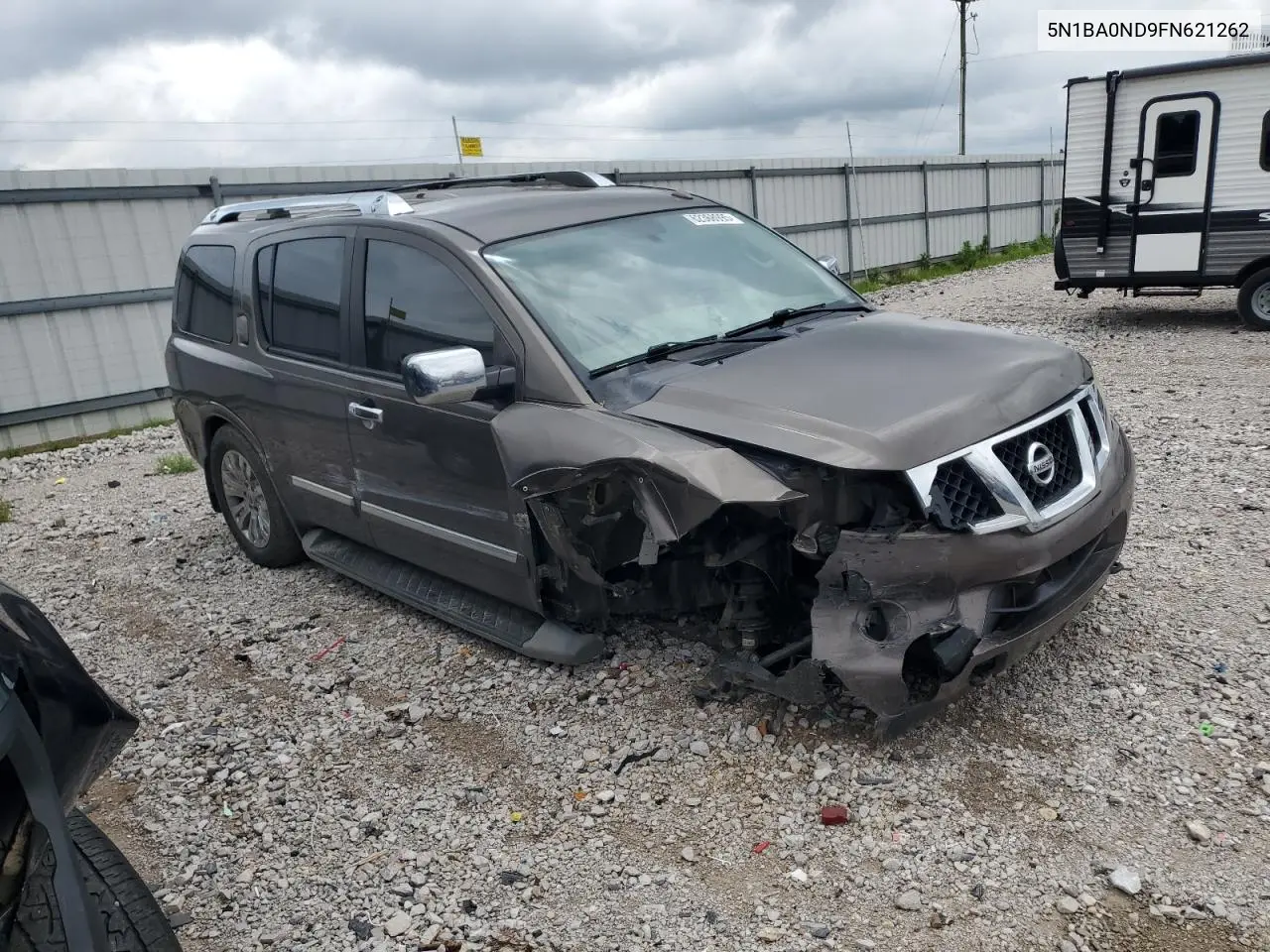 2015 Nissan Armada Sv VIN: 5N1BA0ND9FN621262 Lot: 62368995