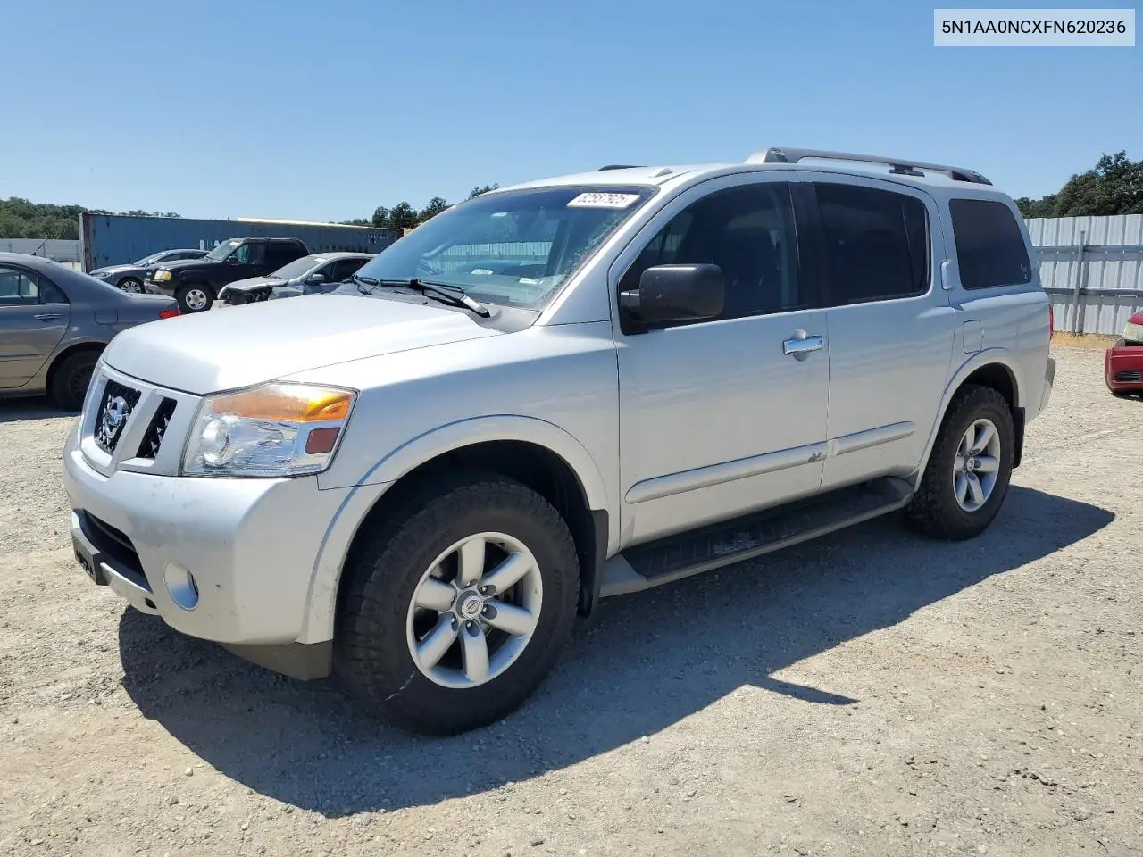 2015 Nissan Armada Sv VIN: 5N1AA0NCXFN620236 Lot: 62557925