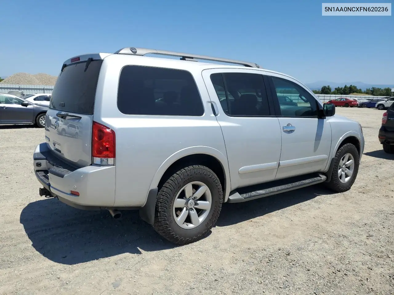 2015 Nissan Armada Sv VIN: 5N1AA0NCXFN620236 Lot: 62557925